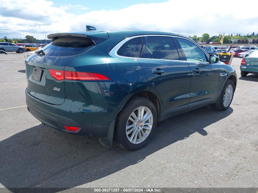 2018 Jaguar F-Pace 20D Prestige VIN: SADCK2FN3JA250659 Lot: 39371287