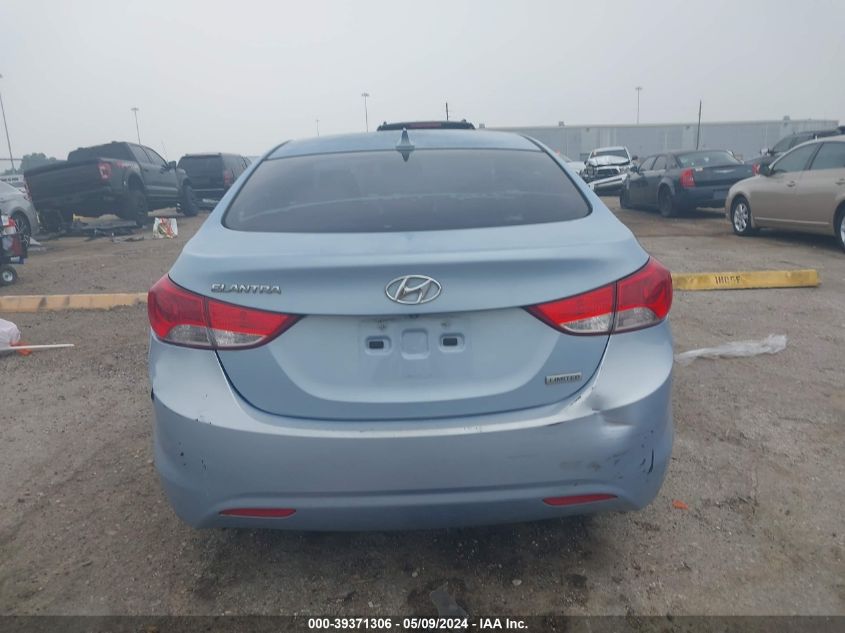 2012 Hyundai Elantra Limited (Ulsan Plant) VIN: KMHDH4AE8CU227036 Lot: 39371306