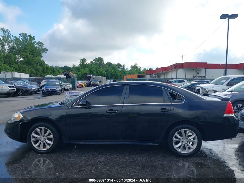 2012 Chevrolet Impala Police VIN: 2G1WD5E3XC1173038 Lot: 39371314