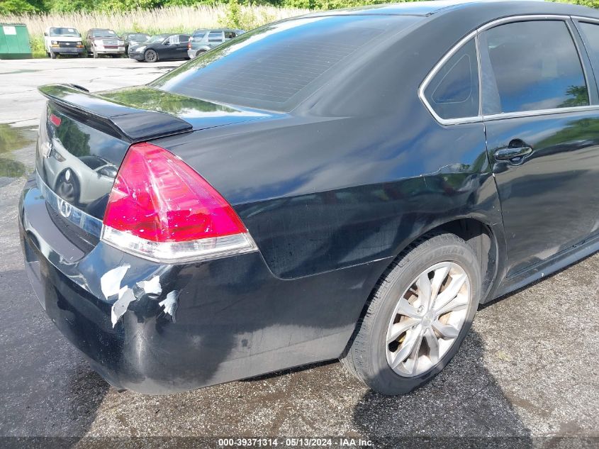 2012 Chevrolet Impala Police VIN: 2G1WD5E3XC1173038 Lot: 39371314