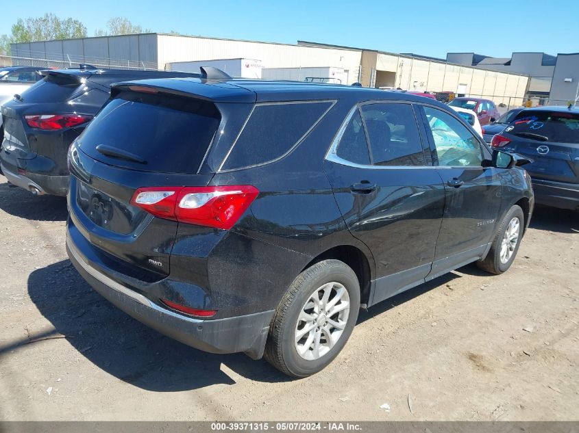 2020 Chevrolet Equinox Awd Lt 1.5L Turbo VIN: 2GNAXUEV8L6210781 Lot: 39371315