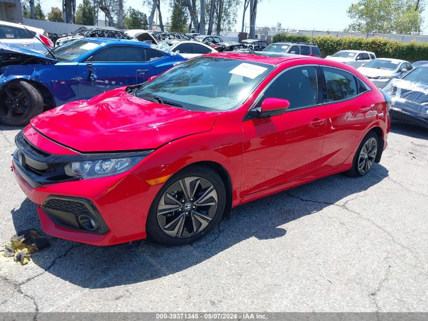 2019 Honda Civic Ex VIN: SHHFK7H62KU407360 Lot: 39371345