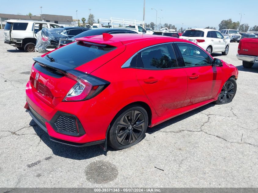 2019 Honda Civic Ex VIN: SHHFK7H62KU407360 Lot: 39371345