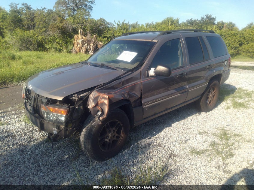 2002 Jeep Grand Cherokee Laredo brown suv gasoline 1J4GW48S72C134025 photo #3