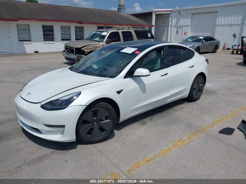 2021 TESLA MODEL 3 STANDARD RANGE PLUS REAR-WHEEL DRIVE - 5YJ3E1EA0MF987499