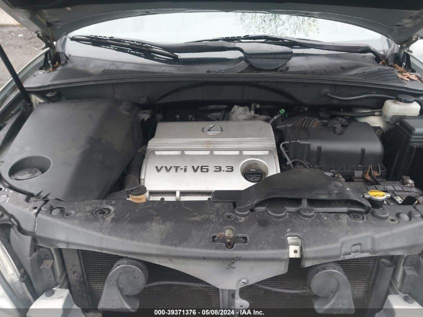 2004 Lexus Rx 330 VIN: JTJHA31U040030962 Lot: 39371376