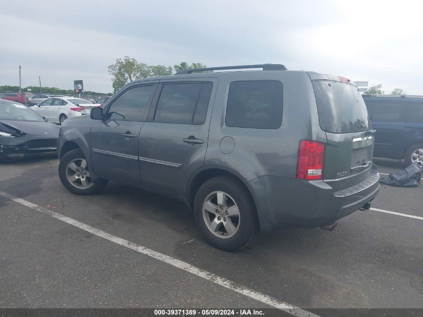 2011 Honda Pilot Ex-L VIN: 5FNYF4H6XBB051155 Lot: 39371389