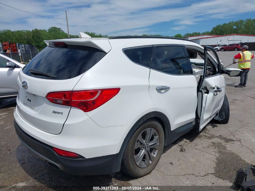 2014 Hyundai Santa Fe Sport 2.4L VIN: 5XYZU3LB7EG230498 Lot: 39371393