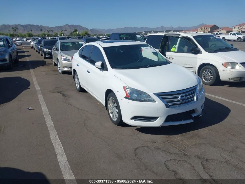 2015 Nissan Sentra Sv VIN: 3N1AB7AP1FY301297 Lot: 39371398