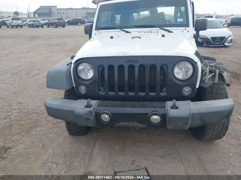 2015 Jeep Wrangler Willys Wheeler VIN: 1C4AJWAG4FL702491 Lot: 39371403