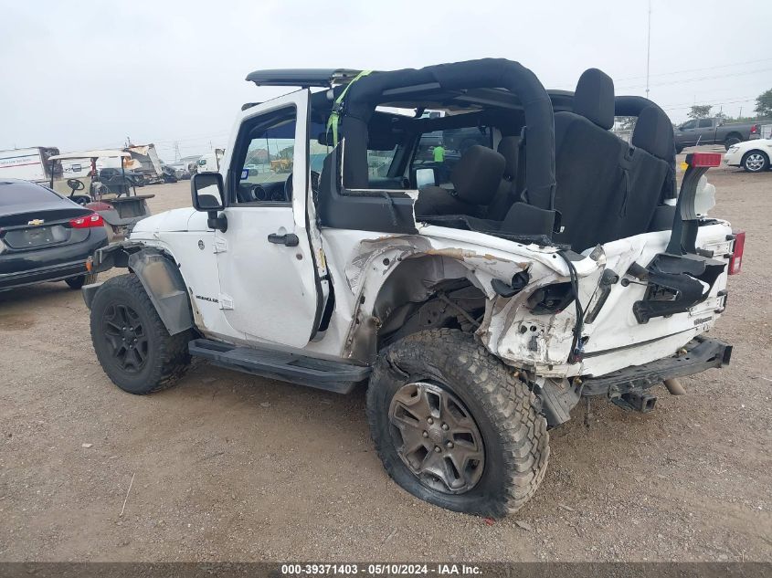 2015 Jeep Wrangler Willys Wheeler VIN: 1C4AJWAG4FL702491 Lot: 39371403