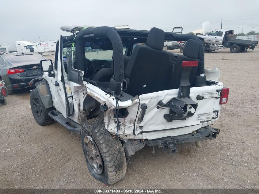 2015 Jeep Wrangler Willys Wheeler VIN: 1C4AJWAG4FL702491 Lot: 39371403