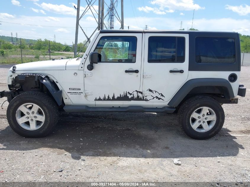 2015 Jeep Wrangler Unlimited Sport VIN: 1C4BJWDG2FL741466 Lot: 39371404