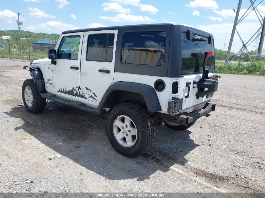 2015 Jeep Wrangler Unlimited Sport VIN: 1C4BJWDG2FL741466 Lot: 39371404