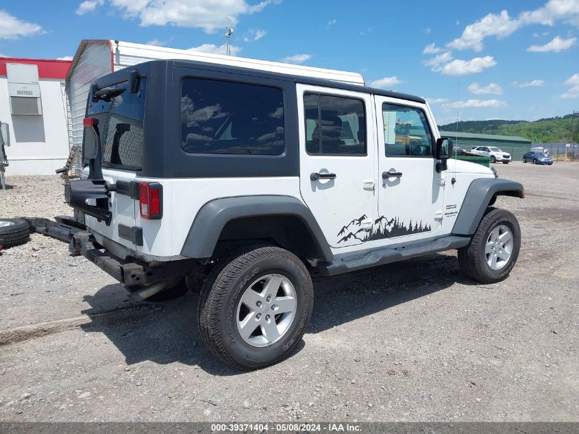 2015 Jeep Wrangler Unlimited Sport VIN: 1C4BJWDG2FL741466 Lot: 39371404