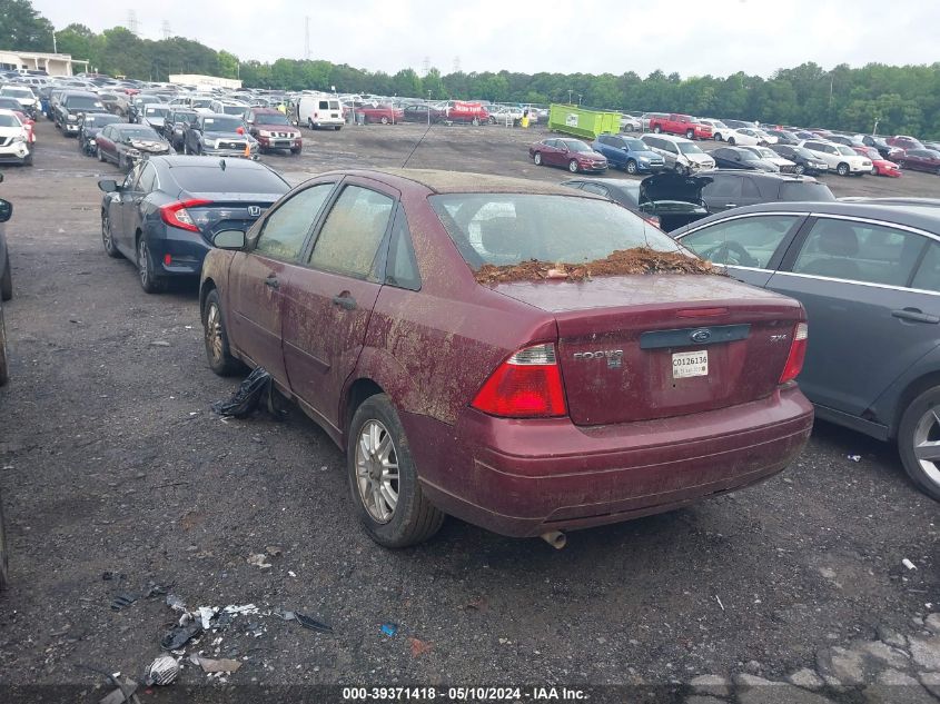 2006 Ford Focus Zx4 VIN: 1FAFP34N26W169588 Lot: 39371418