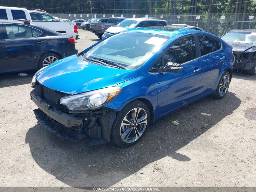 2014 Kia Forte Ex VIN: KNAFZ4A89E5058854 Lot: 39371436