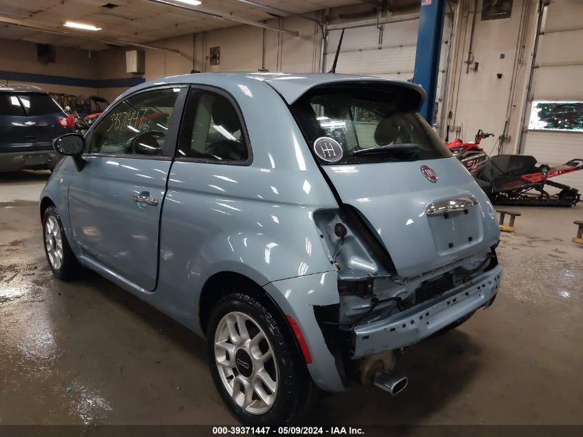 2014 Fiat 500 Pop VIN: 3C3CFFAR9ET168200 Lot: 39371447