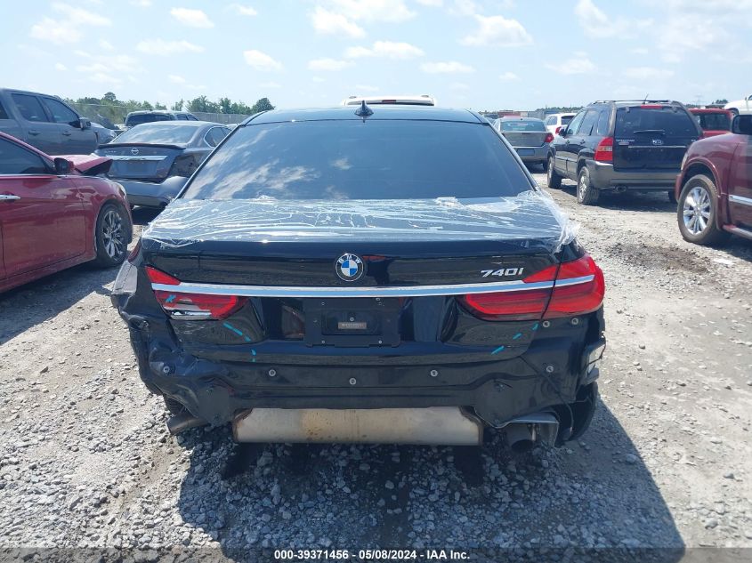 2017 BMW 740I VIN: WBA7E2C54HG739648 Lot: 39371456