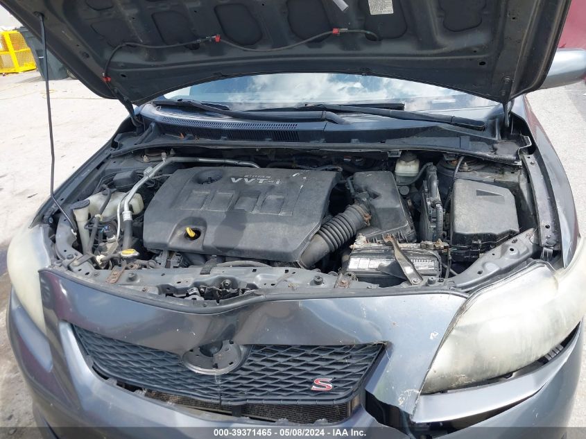 2009 Toyota Corolla S VIN: 2T1BU40E89C052575 Lot: 39371465