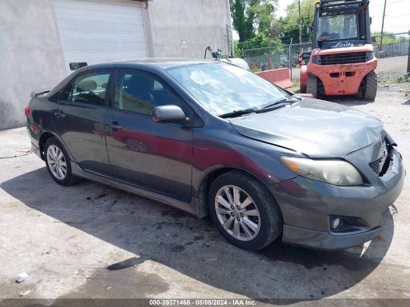 2009 Toyota Corolla S VIN: 2T1BU40E89C052575 Lot: 39371465