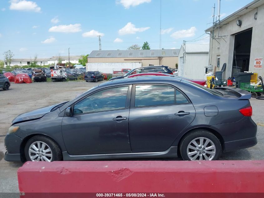 2009 Toyota Corolla S VIN: 2T1BU40E89C052575 Lot: 39371465