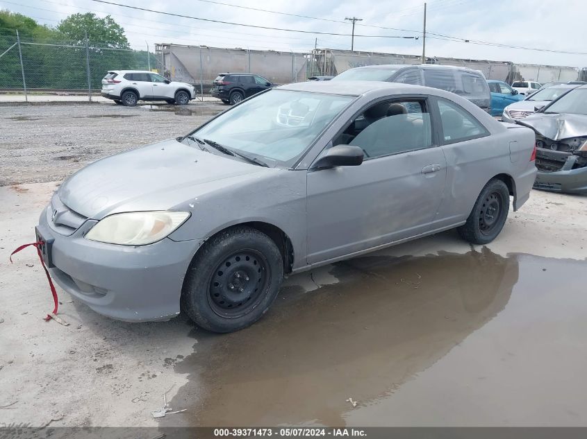 1HGEM22515L017735 | 2005 HONDA CIVIC