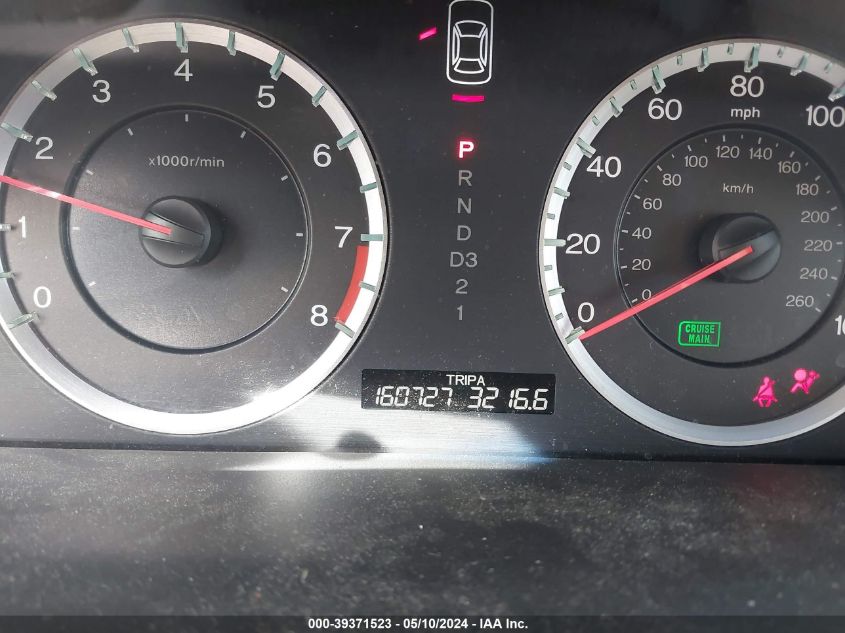 2009 Honda Accord 2.4 Ex-L VIN: 1HGCP26839A174834 Lot: 39371523