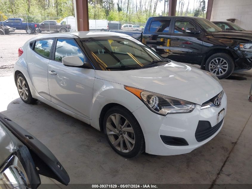 2016 Hyundai Veloster VIN: KMHTC6AD2GU257359 Lot: 39371529