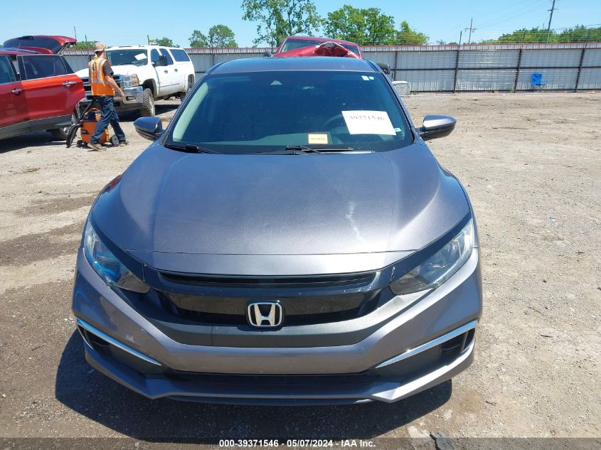 2020 Honda Civic Lx VIN: 19XFC2F62LE009349 Lot: 39371546