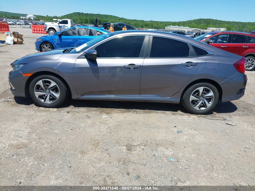 VIN 19XFC2F62LE009349 2020 HONDA CIVIC LX