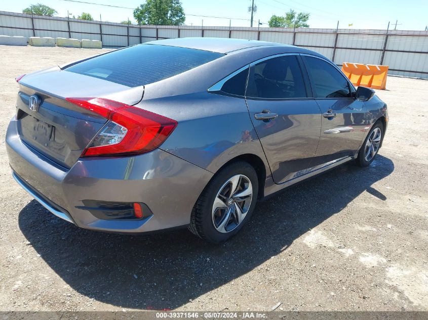 2020 Honda Civic Lx VIN: 19XFC2F62LE009349 Lot: 39371546