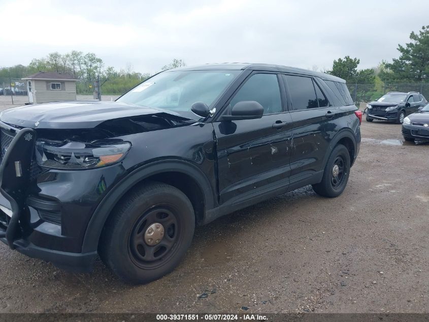 2021 Ford Police Interceptor Utility VIN: 1FM5K8AB0MGB24809 Lot: 39371551