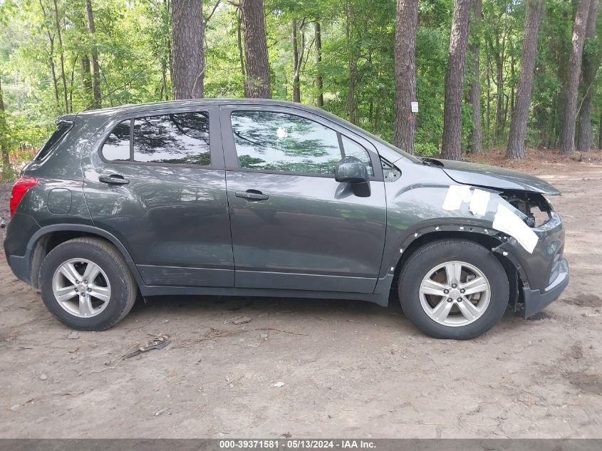 2019 Chevrolet Trax Ls VIN: 3GNCJKSB3KL401706 Lot: 39371581