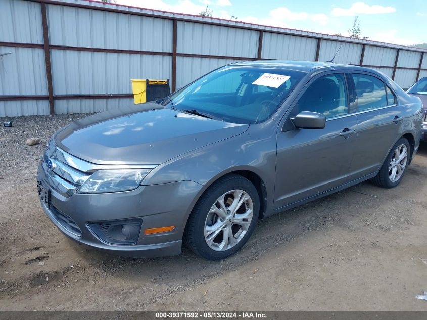 2012 Ford Fusion Se VIN: 3FAHP0HA8CR141551 Lot: 39371592