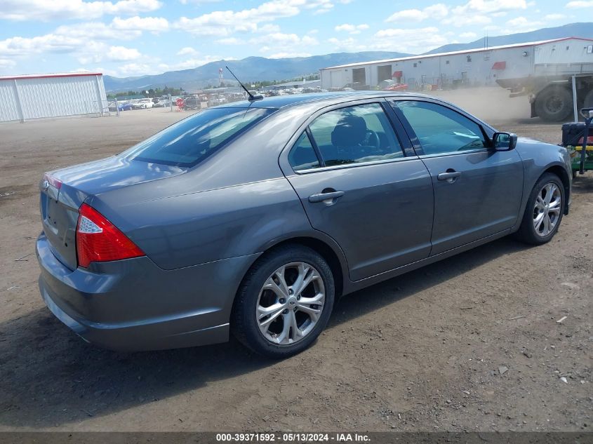 2012 Ford Fusion Se VIN: 3FAHP0HA8CR141551 Lot: 39371592