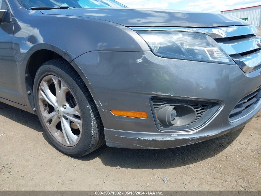 2012 Ford Fusion Se VIN: 3FAHP0HA8CR141551 Lot: 39371592