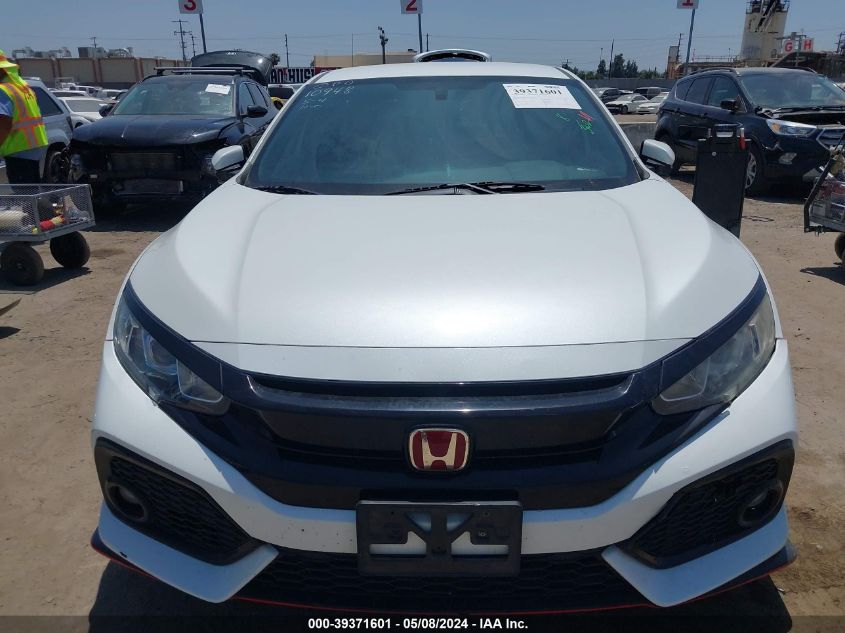 2018 Honda Civic Sport VIN: SHHFK7H4XJU401335 Lot: 39371601