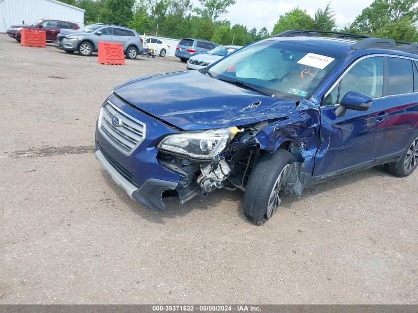 2015 Subaru Outback 3.6R Limited VIN: 4S4BSELC3F3299976 Lot: 39371632