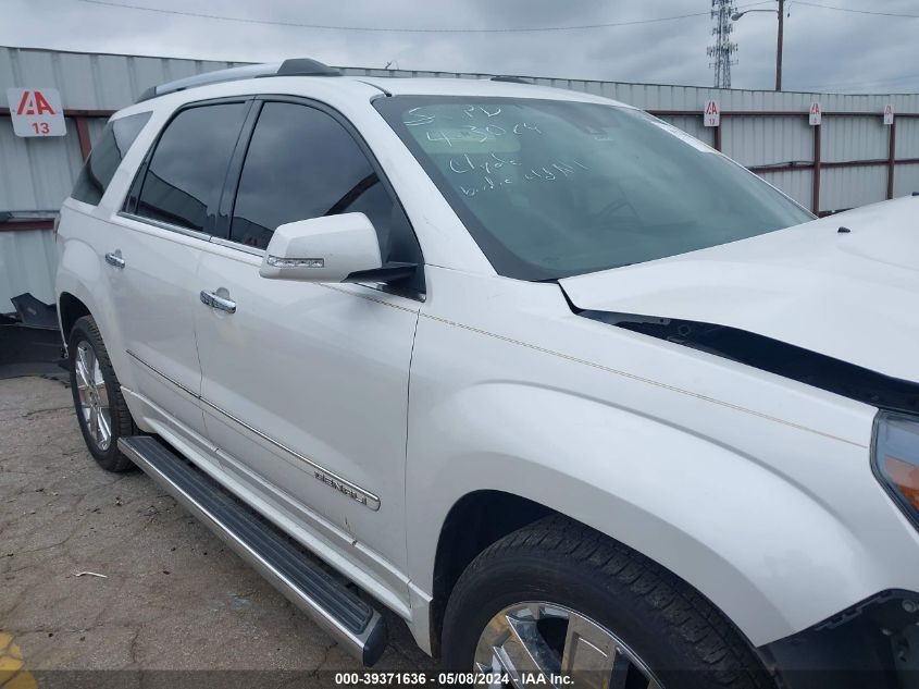 2016 GMC Acadia Denali VIN: 1GKKRTKD2GJ314676 Lot: 39371636