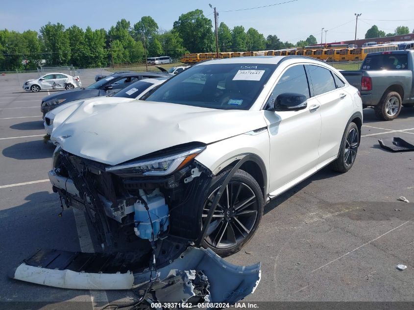 2022 Infiniti Qx55 Essential Awd VIN: 3PCAJ5K34NF105509 Lot: 39371642