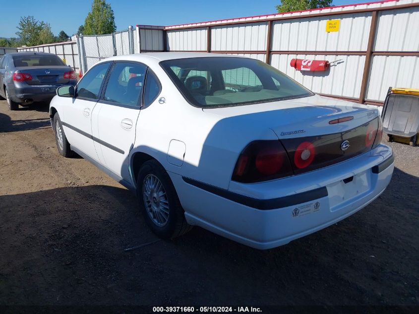 2000 Chevrolet Impala VIN: 2G1WF55K5Y9119205 Lot: 39371660