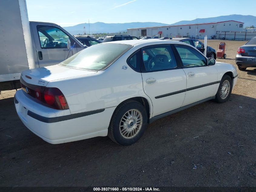 2000 Chevrolet Impala VIN: 2G1WF55K5Y9119205 Lot: 39371660