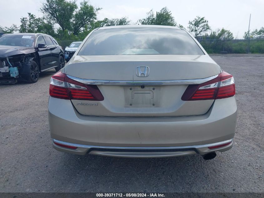 2016 Honda Accord Lx VIN: 1HGCR2F39GA115721 Lot: 39371712