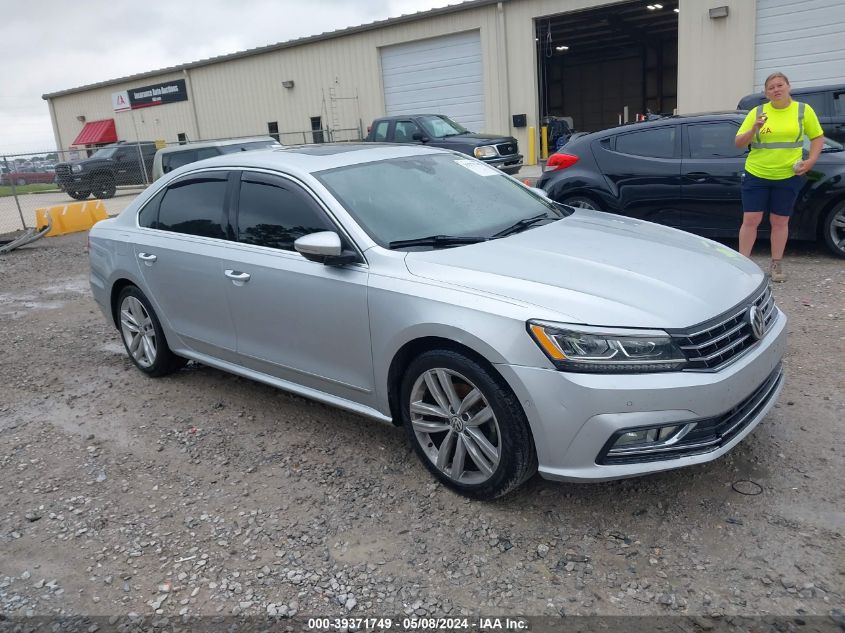 2018 Volkswagen Passat 2.0T Sel Premium VIN: 1VWCA7A35JC026831 Lot: 39371749