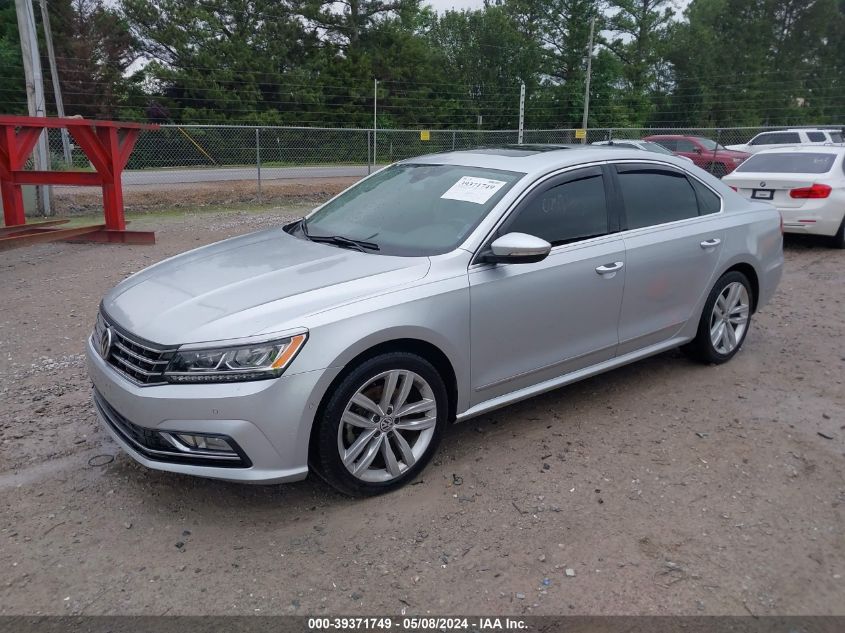 2018 Volkswagen Passat 2.0T Sel Premium VIN: 1VWCA7A35JC026831 Lot: 39371749