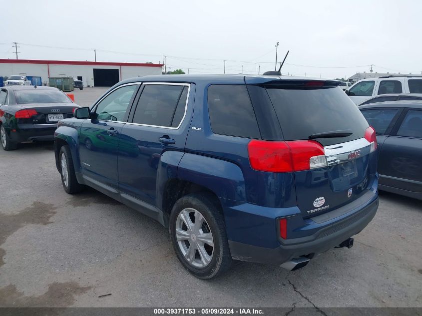 2017 GMC Terrain Sle-1 VIN: 2GKALMEK7H6204492 Lot: 39371753