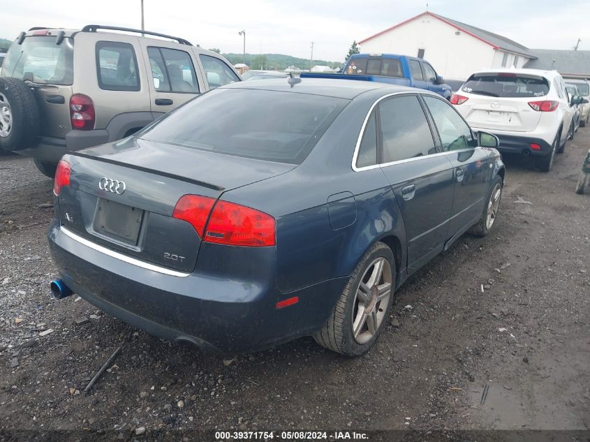 WAUAF78E37A060495 | 2007 AUDI A4