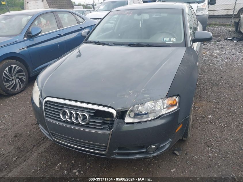 WAUAF78E37A060495 | 2007 AUDI A4