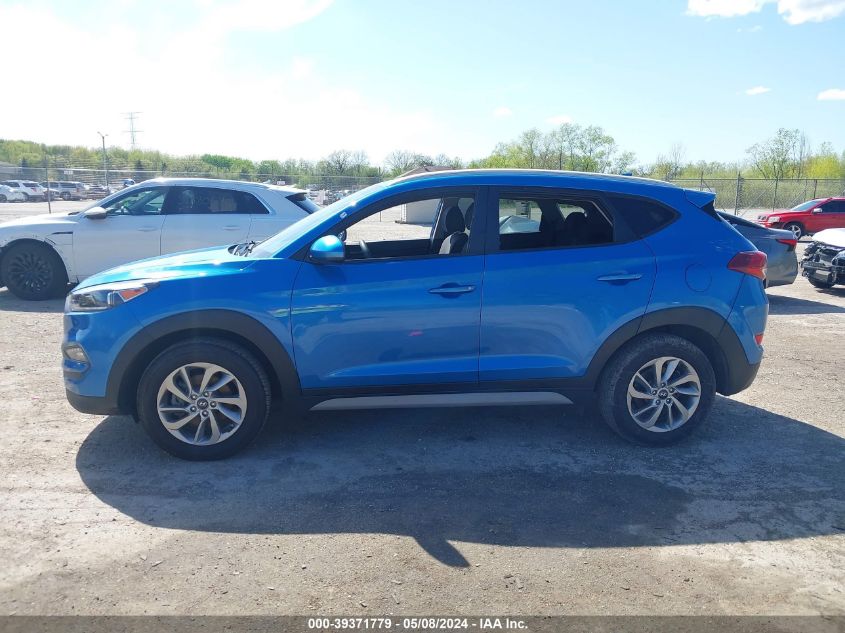 2018 Hyundai Tucson Sel VIN: KM8J3CA44JU643326 Lot: 39371779